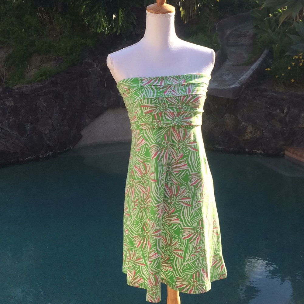 Beautiful Lilly Pulitzer strapless dress, size S